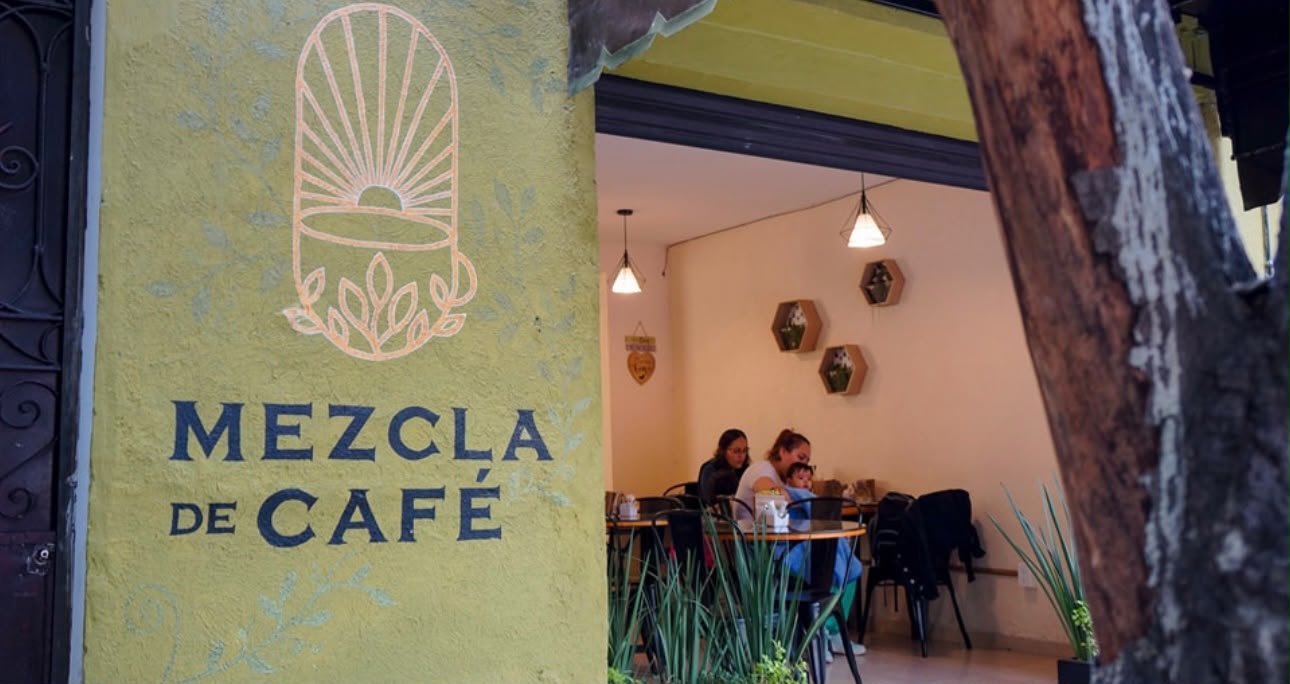 Exterior de Mezcla de Café